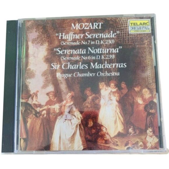 Mozart Haffner Serenade Serenata Notturna Mackerras Prague Excellent CD Telarc - Picture 1 of 4